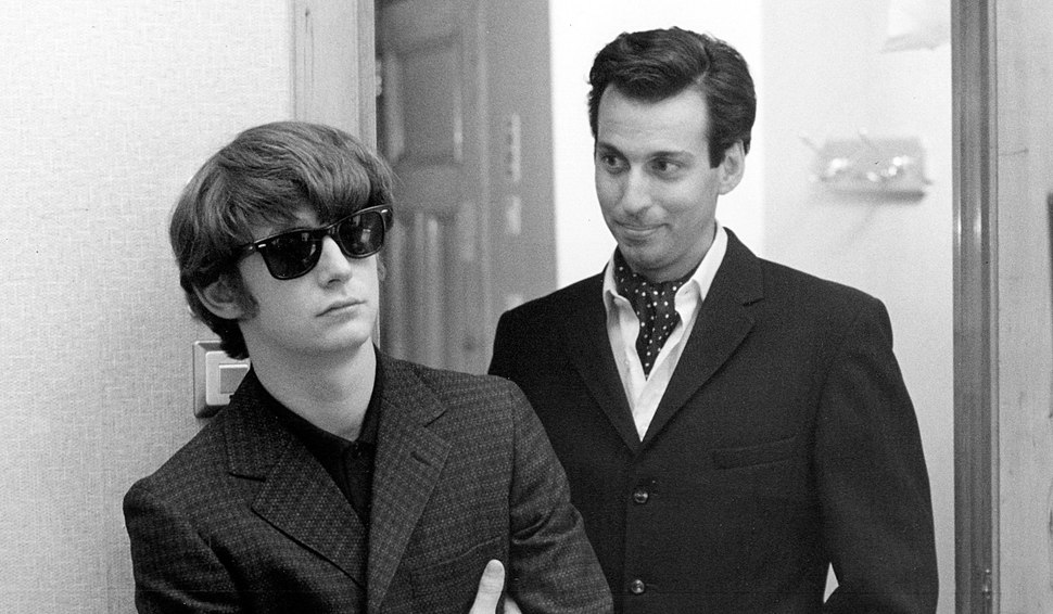 (Photo courtesy Sundance Institute) Ian Hart, left, plays John Lennon and David Angus plays Beatles manager Brian Epstein in Christopher Munch's 1992 film The Hours and Times, an official selection in the From the Collection program of the 2019 Sundance Film Festival.