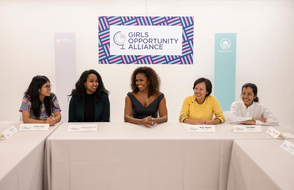 GOA roundtable with Michelle Obama at the Obama Foundation Summit