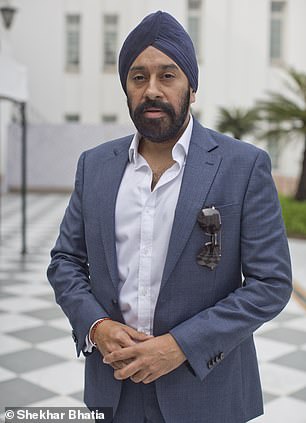 Sikh historian Peter Singh Bance (pictured) told Laurence Fox to 'check his facts'