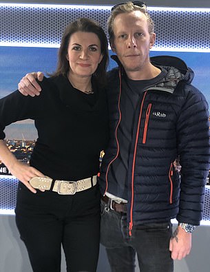 Opinion: Fox (pictured, left, with interviewer Julie Hartley-Brewer) hit back at Lily Allen (right, crying at a migrant camp in Calais) after she told him to stick to acting despite her regular interventions on political issues