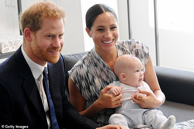 The Duke and Duchess of Sussex have said they will no longer respond to enquiries from journalists at British tabloids. Pictured with son Archie Mountbatten-Windsor during a royal tour of South Africa, September 25, 2019