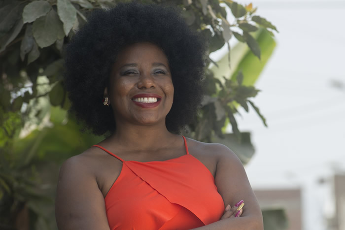 Sofia Carrillo is a journalist, activist and anti-racist feminist and Afro-Peruvian proud of her roots, who has faced racism since childhood and despite this made Forbes Peru's list of the most influential women in the country this year. CREDIT: Amnesty International