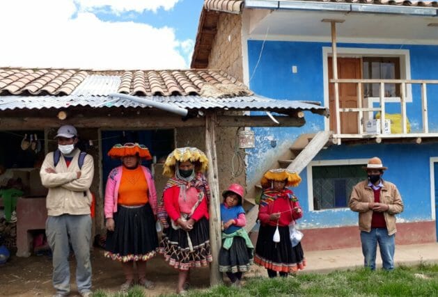 A family from Sachac, a Quechua farming community in the Andes highlands region of Cuzco in southeastern Peru, where Quechua is still the predominant language and where ancestral customs are preserved. When members of these native families move to the cities, they face different forms of racism, despite the fact that 60 percent of the Peruvian population identifies as ‘mestizo’ or mixed-race and 25 percent as a member of an indigenous people. CREDIT: Mariela Jara/IPS
