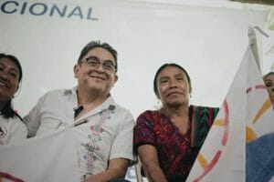Thelma Cabrera and Jordán Rodas launch their candidacy for the presidency and vice presidency of Guatemala in December 2022, which has been vetoed by the courts, in a maneuver that has drawn criticism from human rights groups at home and abroad. CREDIT: Twitter