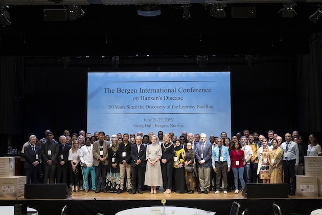Delegates at the Bergen International Conference on Hansen’s Disease held on June 21 and 22, 2023. The conference was organized by Sasakawa Leprosy (Hansen’s Disease) Initiative and the University of Bergen. Credit: Thor Brødreskift/Sasakawa Leprosy (Hansen’s Disease) Initiative 