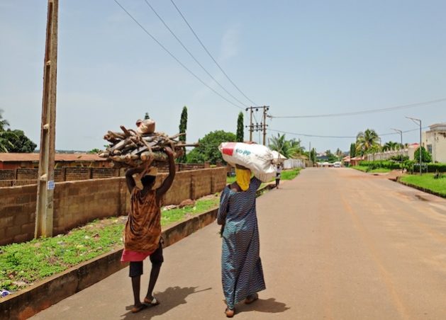 Nigerian women returning from the forest with firewood. Credit: Peace Oladipo/IPS