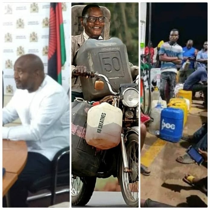 Matola (Energy Minister), Chakwera and motorists spending nights for fuel