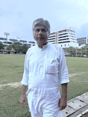 Rajagopal P.V. at the International Civil Society Week (ICSW2025) in Bangkok. Credit: Zofeen Ebrahim/IPS